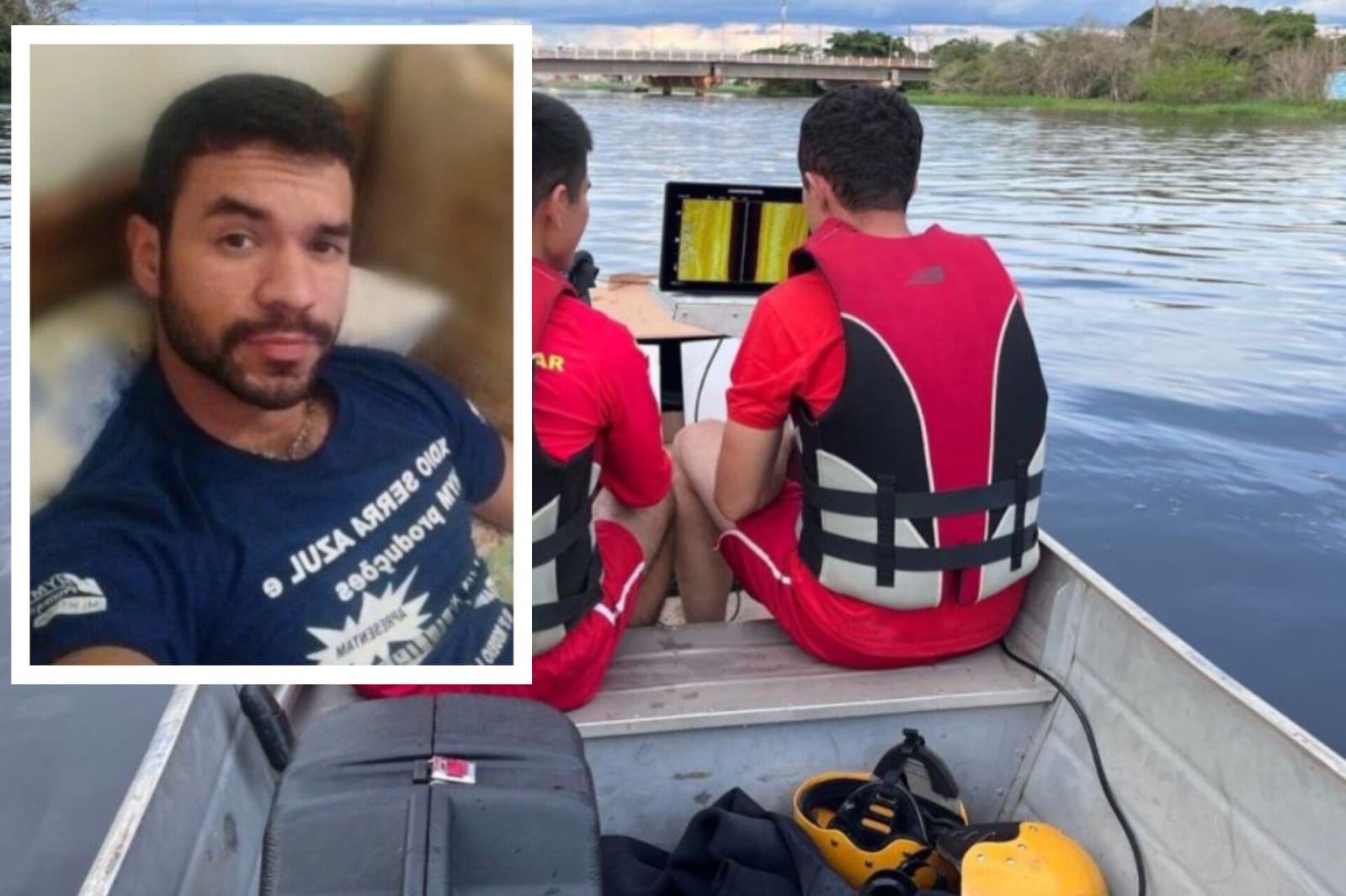Afogamento no Rio Araguaia. Bombeiros localizam o corpo de jovem em Ponte Branca após buscas iniciadas no domingo. Polícia investiga as circunstâncias