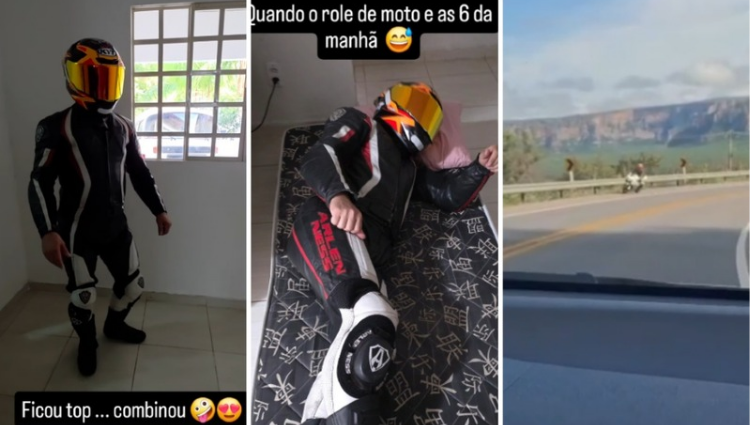 Vídeo flagra momento exato do acidente fatal de motociclista em Chapada